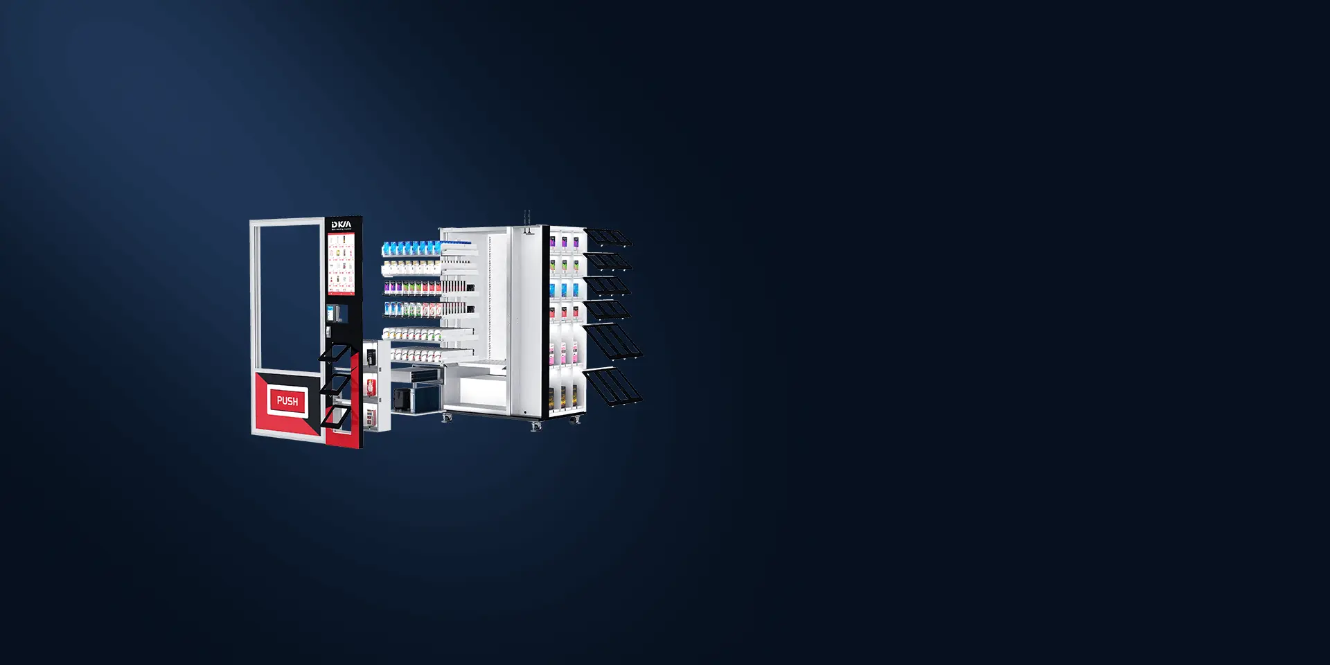 DKM is adventage in the custom and mini vending machine